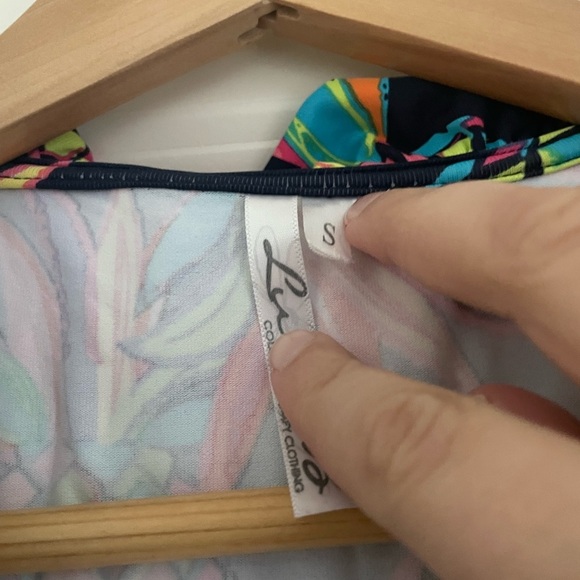 Lulu B Pineapple Ruffle Dress UPF 50+ Preppy Golf - Picture 6 of 8